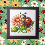 Amateurs de coccinelle mignonne artisanat<br><div class="desc">Amateurs de coccinelle mignonne artisanat céramique carreaux</div>