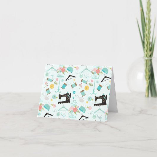 Amateurs de couture Papeterie Merci Vintage (Devant)