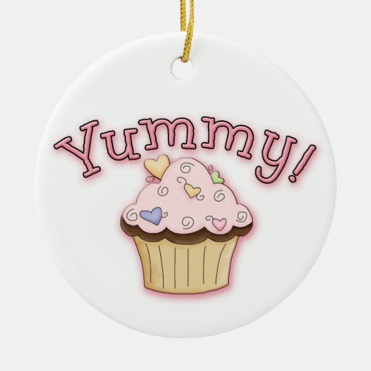 Amateurs de cupcake Ornement de Noël (Devant)