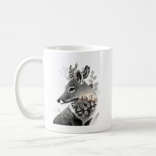 Amateurs de faune Deer Mug (Gauche)