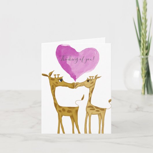 Amateurs de girafe adorables (Devant)