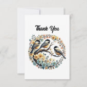 Amateurs de jolis oiseaux merci Notecard (Devant)