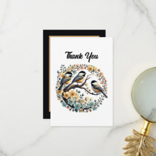 Amateurs de jolis oiseaux merci Notecard