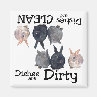 Amateurs de lapin Lave-vaisselle Magnet