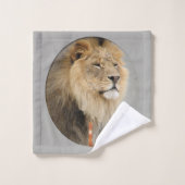 Amateurs de lions (Gant de toilette)