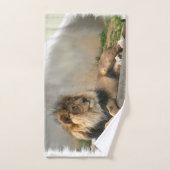 Amateurs de lions (Serviette à main)
