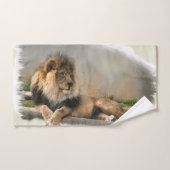 Amateurs de lions (Serviette à main)