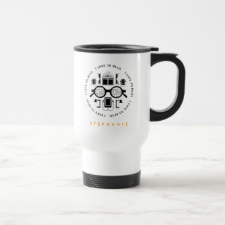 Amateurs de livres Lecture Objets Motif Voyage Mug