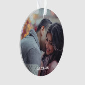 Amateurs de mignonne Photo Vacances Ornement Décor (devant)