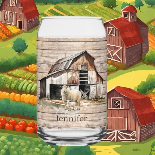 Amateurs de moutons de ferme mignonne ajouter nom
