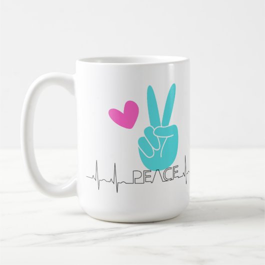 Amateurs de paix classique Mug (Gauche)
