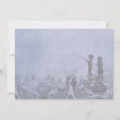 Amateurs de pêche Faire-part de mariage bleu défra (Dos)