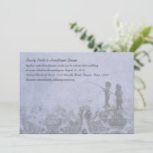 Amateurs de pêche Faire-part de mariage bleu défra (Debout devant)