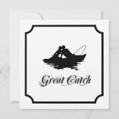 Amateurs de pêche Grande Faire-part de mariage de  (Dos)