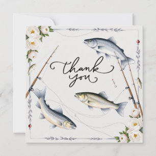 Amateurs de pêche Merci avec des poissons et des f