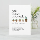 Amateurs de plantes Faire-part itinérants (Debout devant)