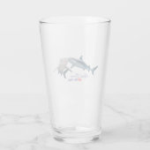 Amateurs de requins mignons Verre de tir (Dos)