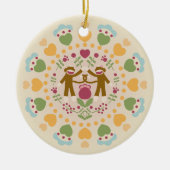 Amateurs de singes de choq dans un ornement de jar (Devant)