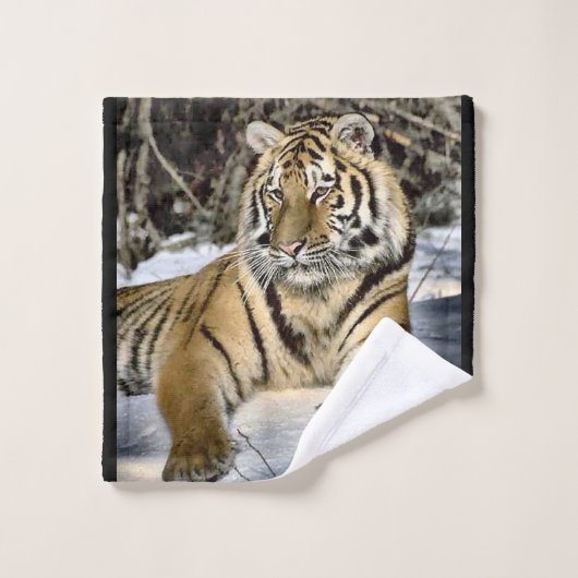 Amateurs de tigres (Gant de toilette)