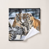 Amateurs de tigres (Gant de toilette)