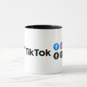 Amateurs de Tiktok - Mug de café combo (Centre)