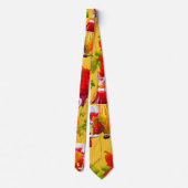 Amateurs de vin Raisins Motif Design Cravate (Dos)