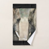 Amateurs d'éléphants (Serviette à main)