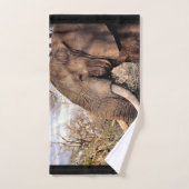 Amateurs d'éléphants (Serviette à main)