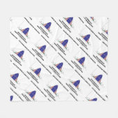 Amateurs Denk Absolute Professionals Denk Stats Fleece Deken (Voorkant (Horizontaal))