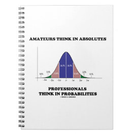 Amateurs Denk Absolute Professionals Denk Stats Notitieboek