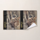 Amateurs d'ocelot (Serviette à main)