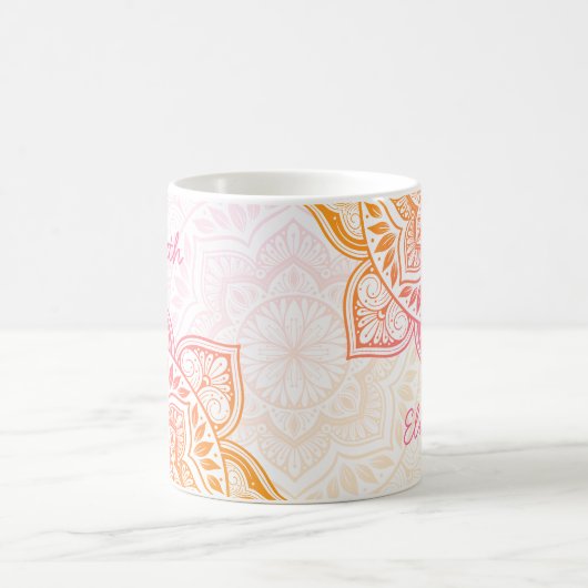 Amaya Mandala 11 oz. Personalized Mug (Centre)
