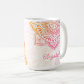 Amaya Mandala 15 oz. Personalized Mug (Devant droit)