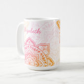 Amaya Mandala 15 oz. Personalized Mug (Devant gauche)