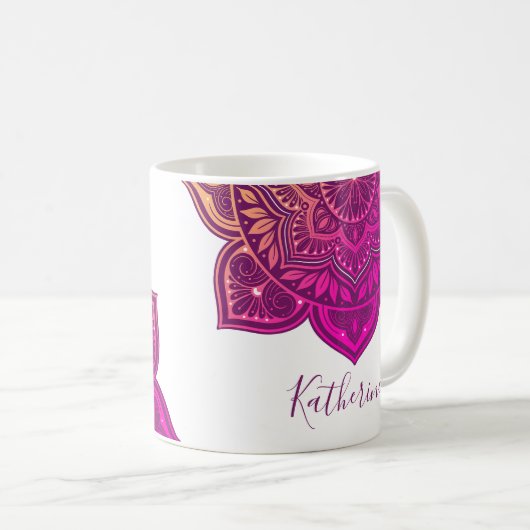 Amaya Mandala Personalized Mug (Devant droit)