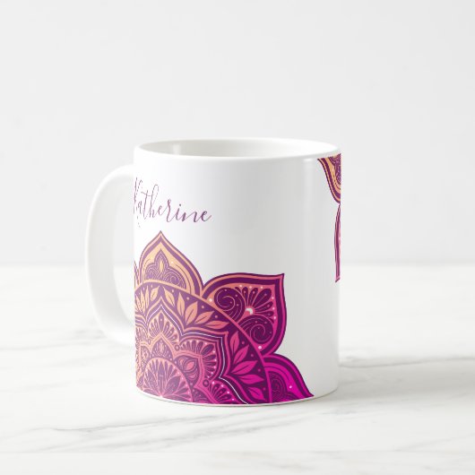 Amaya Mandala Personalized Mug (Devant gauche)
