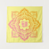 Amaya Mandala Personalized Tapestry Wandkleed (Voorkant (horizontaal))
