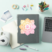 Amaya Mandala Pesonalized Custom-Cut Vinyl Sticker (iPad Cover)