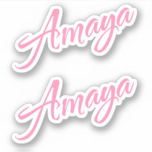 Amaya naam x2 sticker