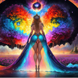 Amaya's Art van Cortical Travel Canvas Afdruk