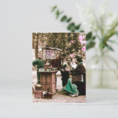 Amazake Merchant in Old Japan  Japans Briefkaart (Staand voorkant)