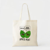 Amaze-mint Funny Mint Leaves Pun Tote Bag (Voorkant)