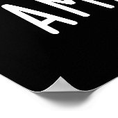 Amaze-mint Funny Peppermint Pun Dark BG Poster (Hoek)