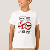 Amaze-mint Funny Peppermint Pun T-shirt (Voorkant)