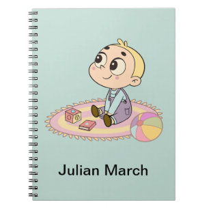 Amazed Boy Illustration Notitieboek