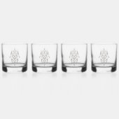 Amazigh  bril whisky glas (Voorkant)