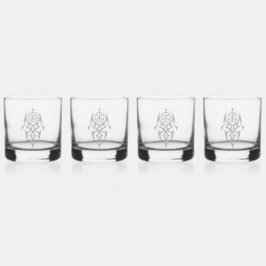 Amazigh bril whisky glas