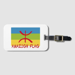 Amazigh flag - berber flag-Drapeau Amazigh Bagagelabel