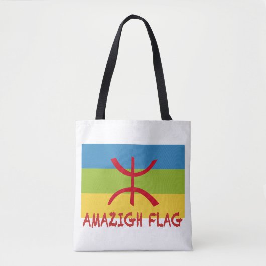 Amazigh flag - berber flag-Drapeau Amazigh Draagtas (Voorkant)