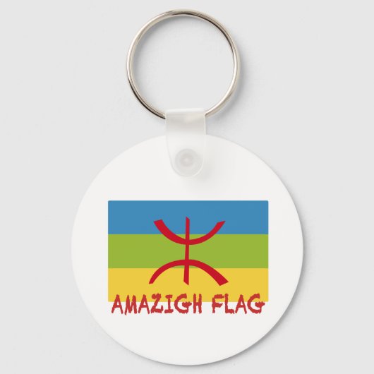 Amazigh flag - berber flag-Drapeau Amazigh Sleutelhanger (Voorkant)
